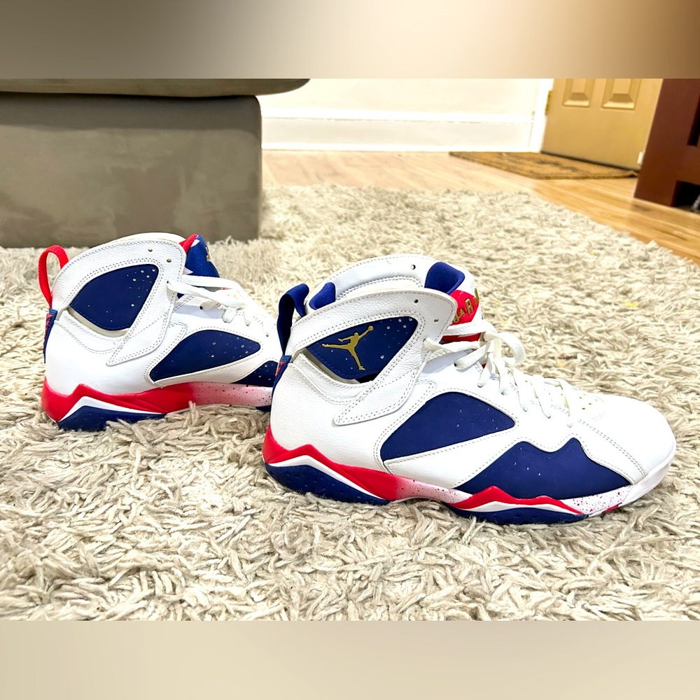 Retro Nike Air Jordan VII 7 Olympic GOLD USA 
Size 11 - “Tinker Alternate”
